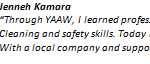 Services testimony